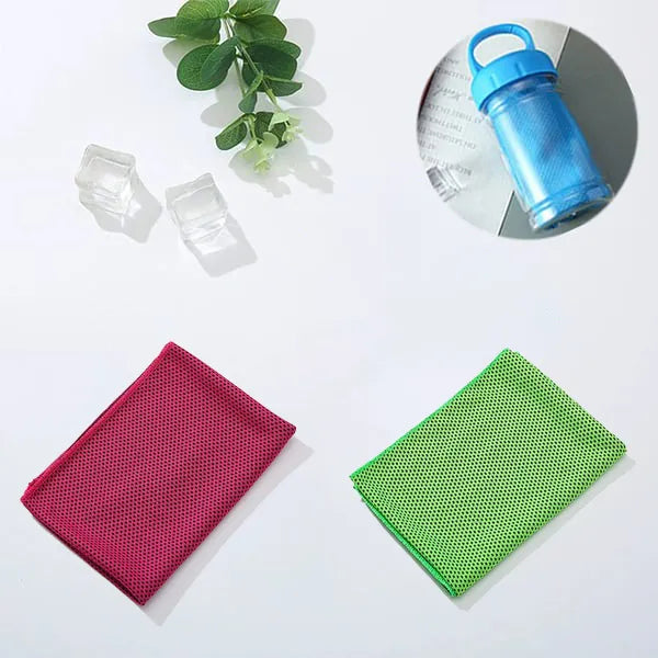 🎉 BUY 1 GET 1 FREE🌞Cooling Bottle - Cold Sweat Towel You Can Use Anywhere, Anytime! Reusable Soft Absorbent Cooling Portable