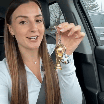 ⚽🏆 FIFA Trophy & Ball Keychain