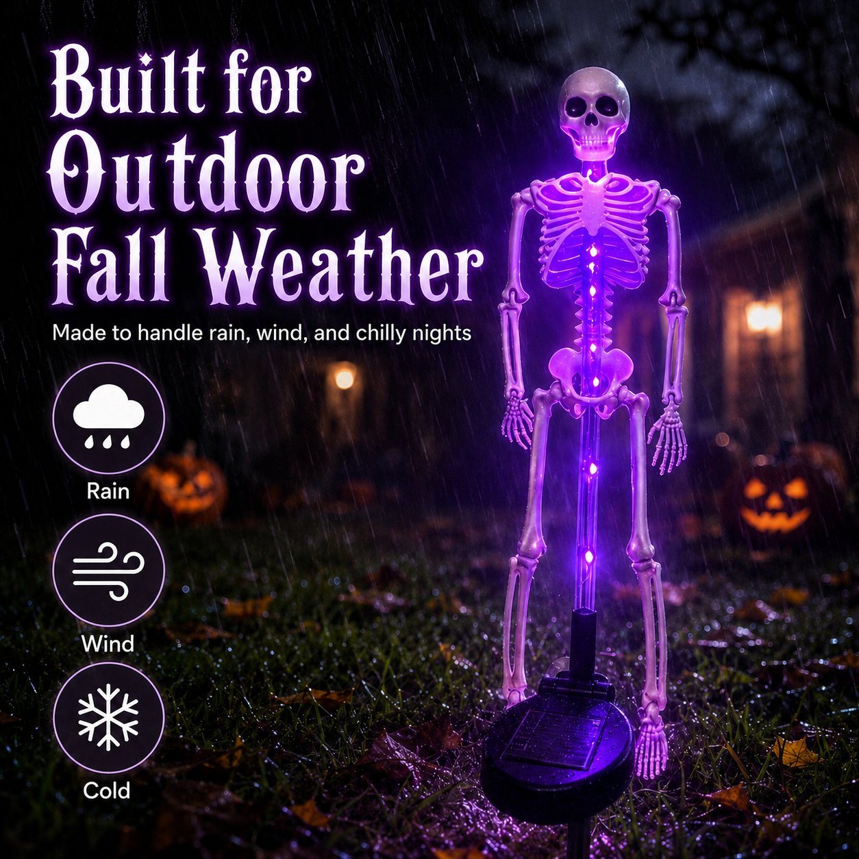 💥LAST DAY 50% OFF🔥💀 Solar Skeleton Yard Stake