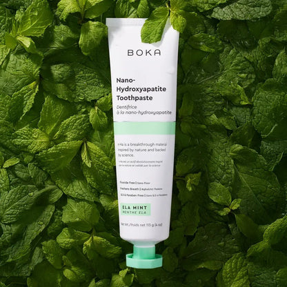 🔥Boka Fluoride Free Toothpaste, Nano Hydroxyapatite Toothpaste, Appropriate for Sensitive Teeth - for Adult, Kids Oral Care