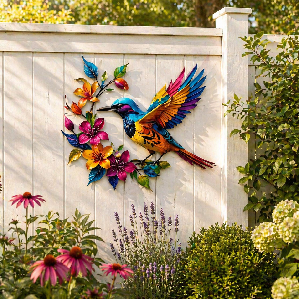 🐦Hummingbird Bloom Metal Wall Art