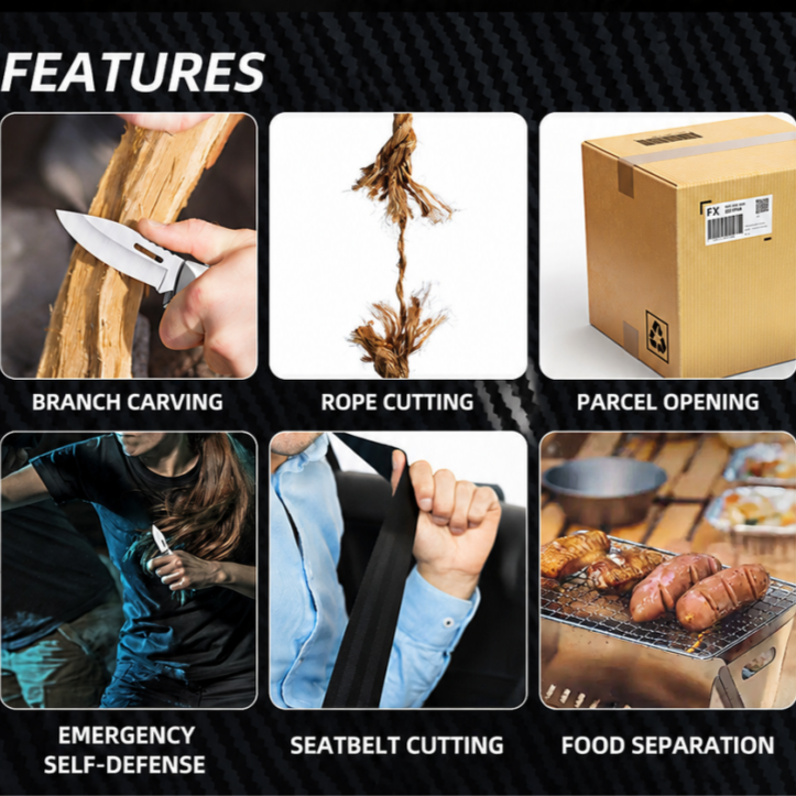 2-in-1 Windproof Jet Lighter with Folding Knife and Safety Lock