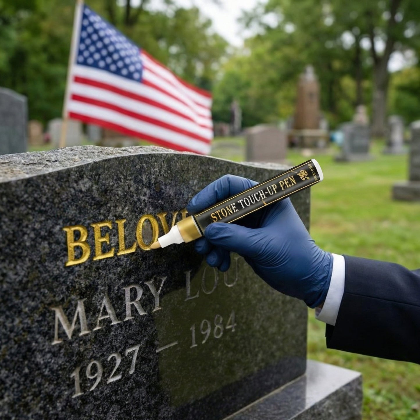 Gold Engraving Marker – Restore Faded Inscriptions with Care ✨