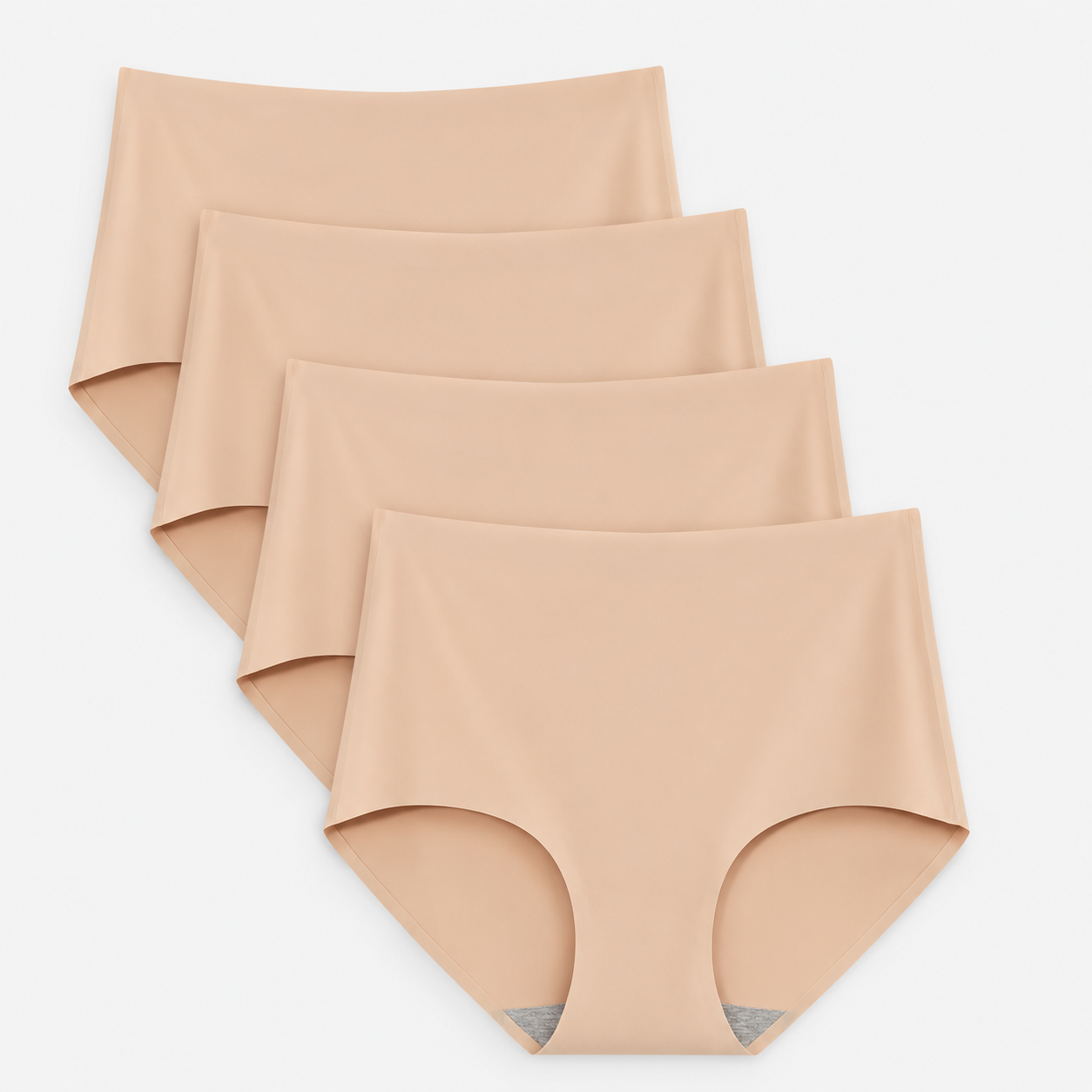 No Bunching No Lines – Women Seamless High Waist No Show Briefs