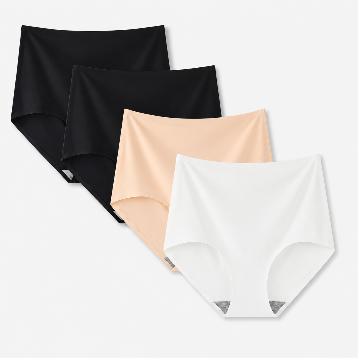 No Bunching No Lines – Women Seamless High Waist No Show Briefs