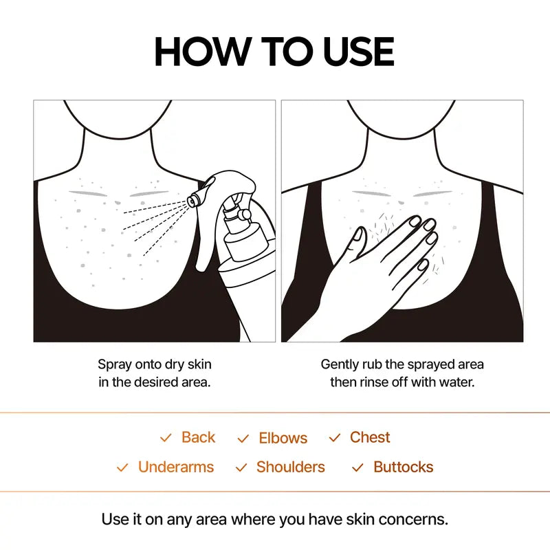 [Dr.Formtru]🌟Peel Shot Keratin Care Kojic Acid Turmeric Spray🌿 Gentle Peel, Even Tone, Spa Results