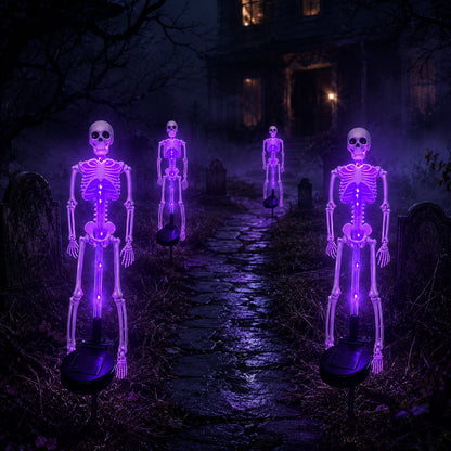 💥LAST DAY 50% OFF🔥💀 Solar Skeleton Yard Stake