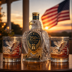 🦅Hawk Whiskey Bottle -250th Anniversary Commemorative Bottle