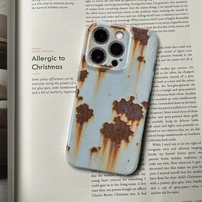 🔥2026 NEW ARRIVAL 🔩 Rusty Metal Texture iPhone Case