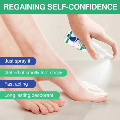 Tea Tree Oil Foot Spray 🌿 - Moisturizing Deodorant for Fresh Feet 🦶✨