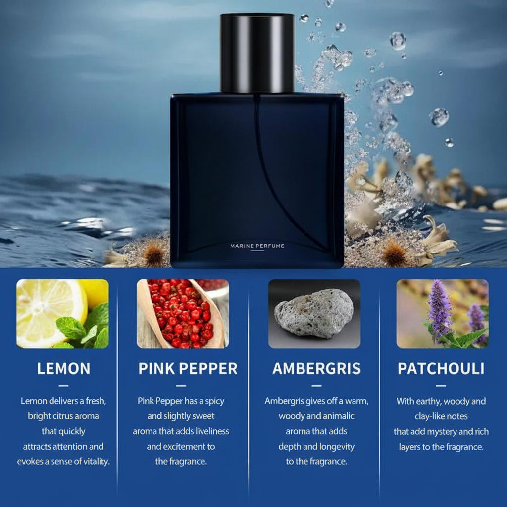 🎁Midnight Ocean Men's Cologne, Long Lasting Men's Fragrance, Men's Cologne