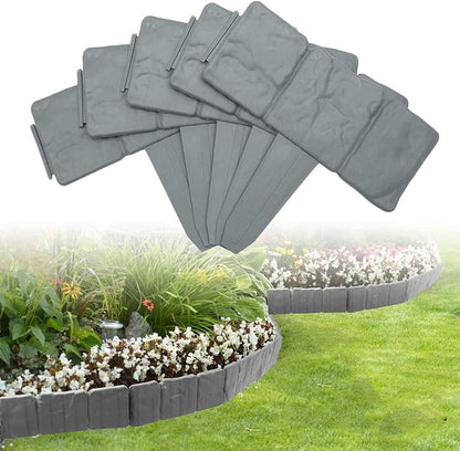 🪻High-quality, durable simulated stone garden fence🪻