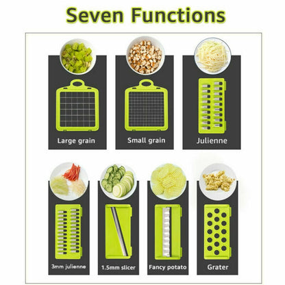NEW 7 in 1  Multifunction Vegetable Chopper