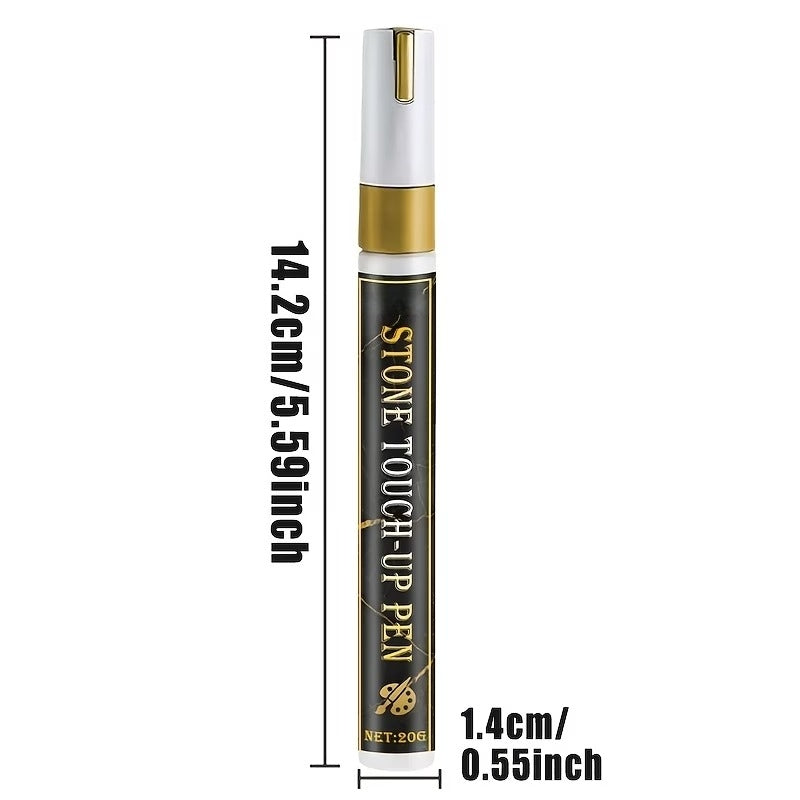 🔥HOT SALE 🐦Golden Tombstone Marker Pen for Restoring Faded Grave Inscriptions（2 PCS）