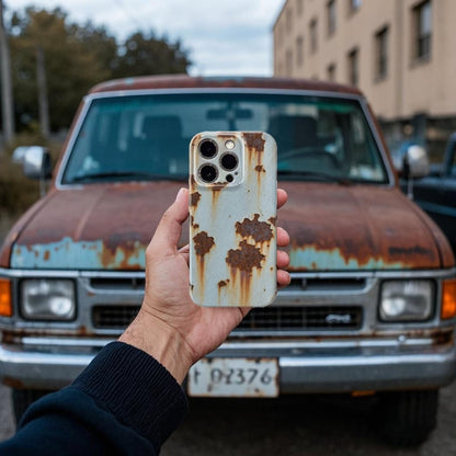 🔥2026 NEW ARRIVAL 🔩 Rusty Metal Texture iPhone Case