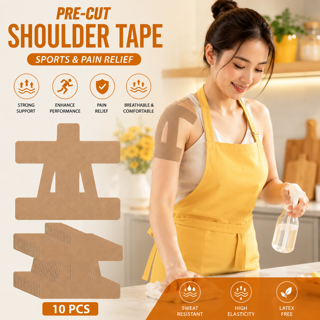 🔥Limited Time-50% OFF🔥Kinesiology Reduce Shoulder Pain & Knee Tape
