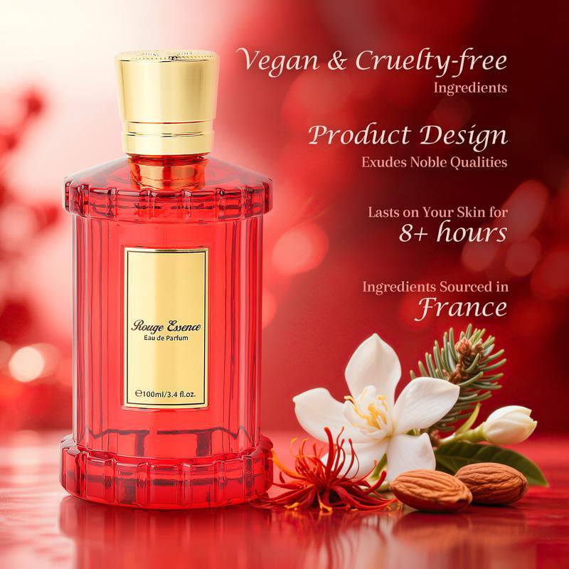 Rouge Essence Luxe Perfume - 12+ Hours Long-Lasting Fragrance
