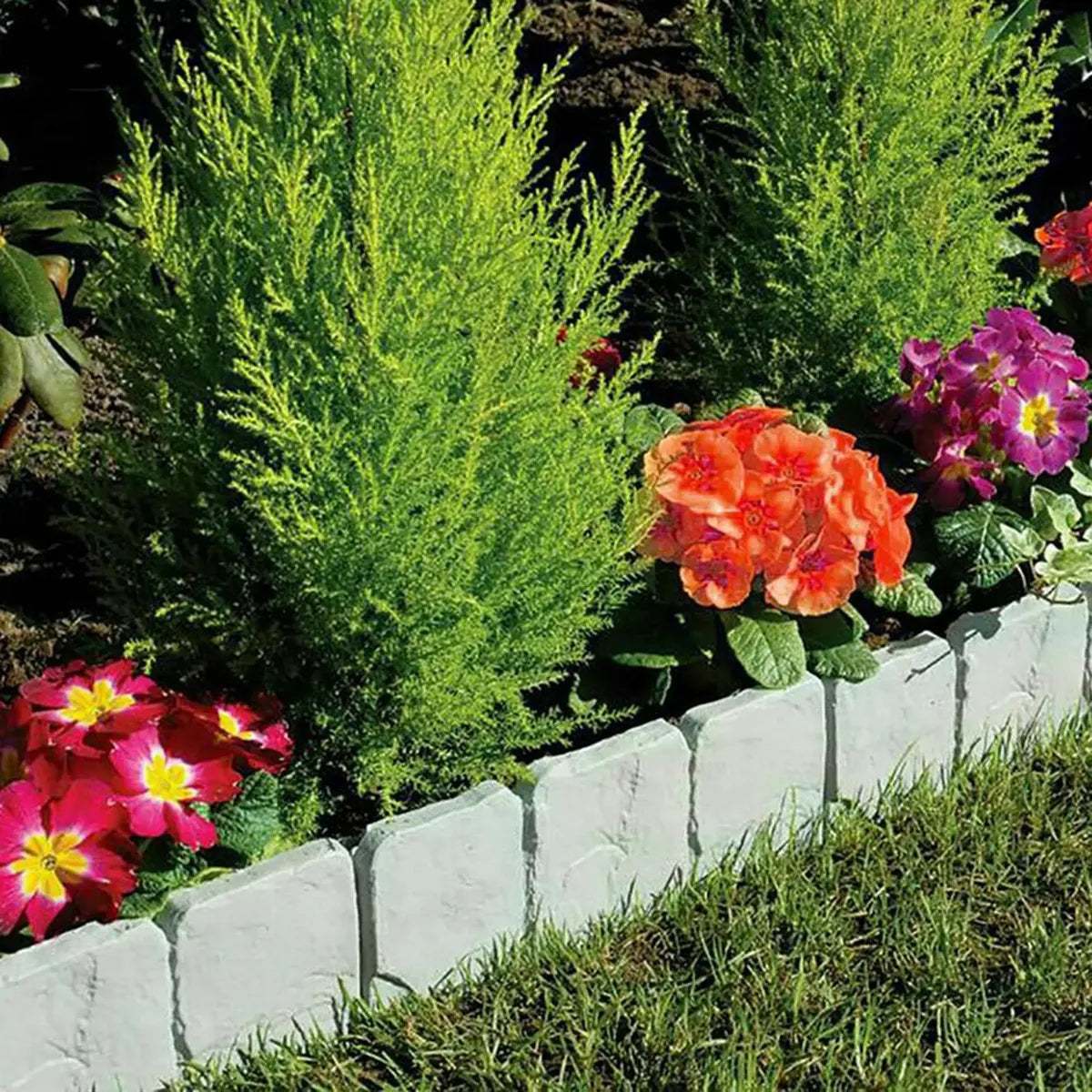 🪻High-quality, durable simulated stone garden fence🪻