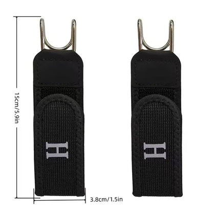 🔥2PCS Tactical Metal Hook Elastic Belt