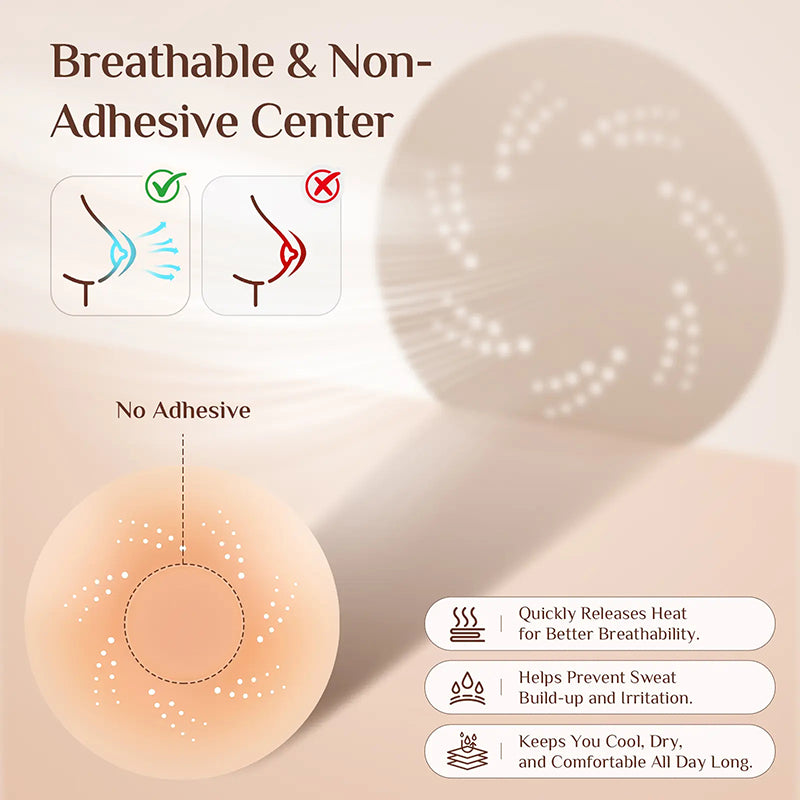 Silicone Nipple Covers for Women – Thin, Breathable & Reusable Pasties for Invisible Coverage