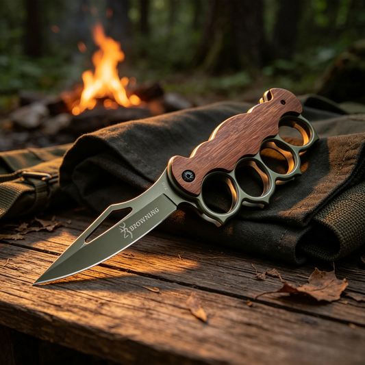 🔥HOT SALE-49% OFF🔥Tiger Finger Fist Tactical Folding Knife🗡️