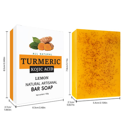 🔥Last 2 hours 49% OFF💥Turmeric Cleansing & Care 2-Piece Set (Turmeric Soap + Facial Cleanser)
