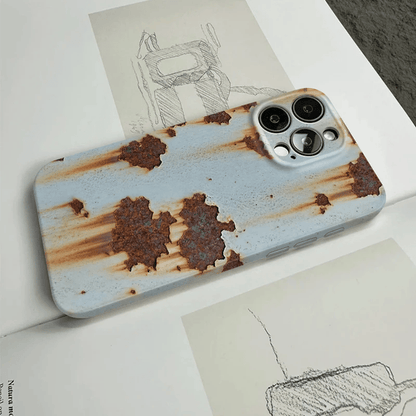 🔥2026 NEW ARRIVAL 🔩 Rusty Metal Texture iPhone Case