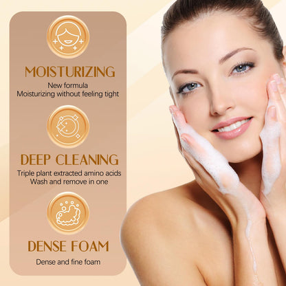 🔥Last 2 hours 49% OFF💥Turmeric Cleansing & Care 2-Piece Set (Turmeric Soap + Facial Cleanser)