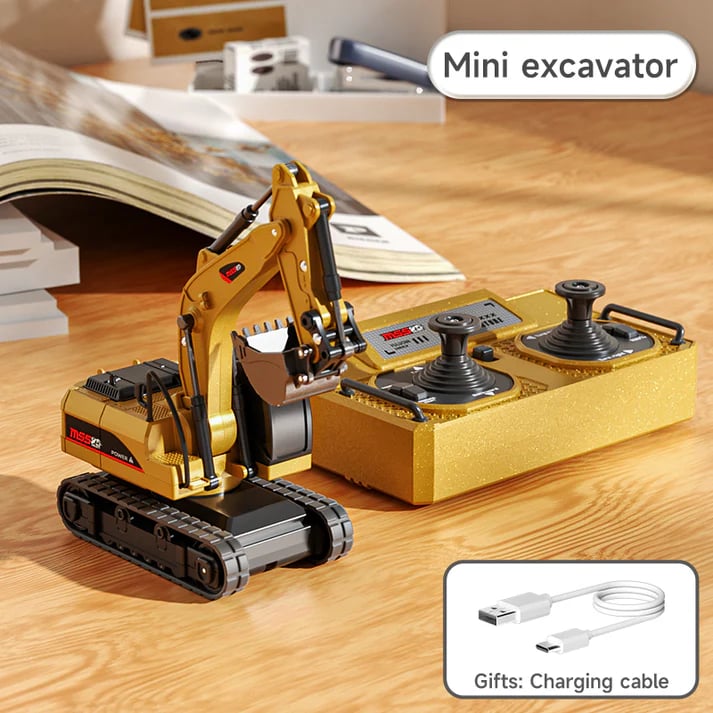 🚜 1:64 Premium Alloy Mini RC Construction Set