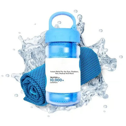 🎉 BUY 1 GET 1 FREE🌞Cooling Bottle - Cold Sweat Towel You Can Use Anywhere, Anytime! Reusable Soft Absorbent Cooling Portable