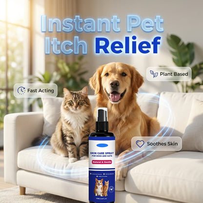(Pet Lover) Hot Spot Spray for Pets (Dogs & Cats) — Plant-based formula to relieve itching and skin discomfort