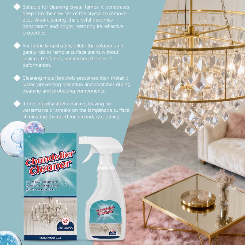 💎 Premium Chandelier Cleaning & Care Spray – Streak-Free, Crystal Clear Shine! ✨